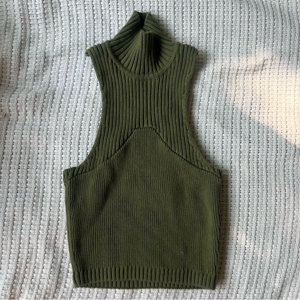 Daniel Guizio Semie rib knit top